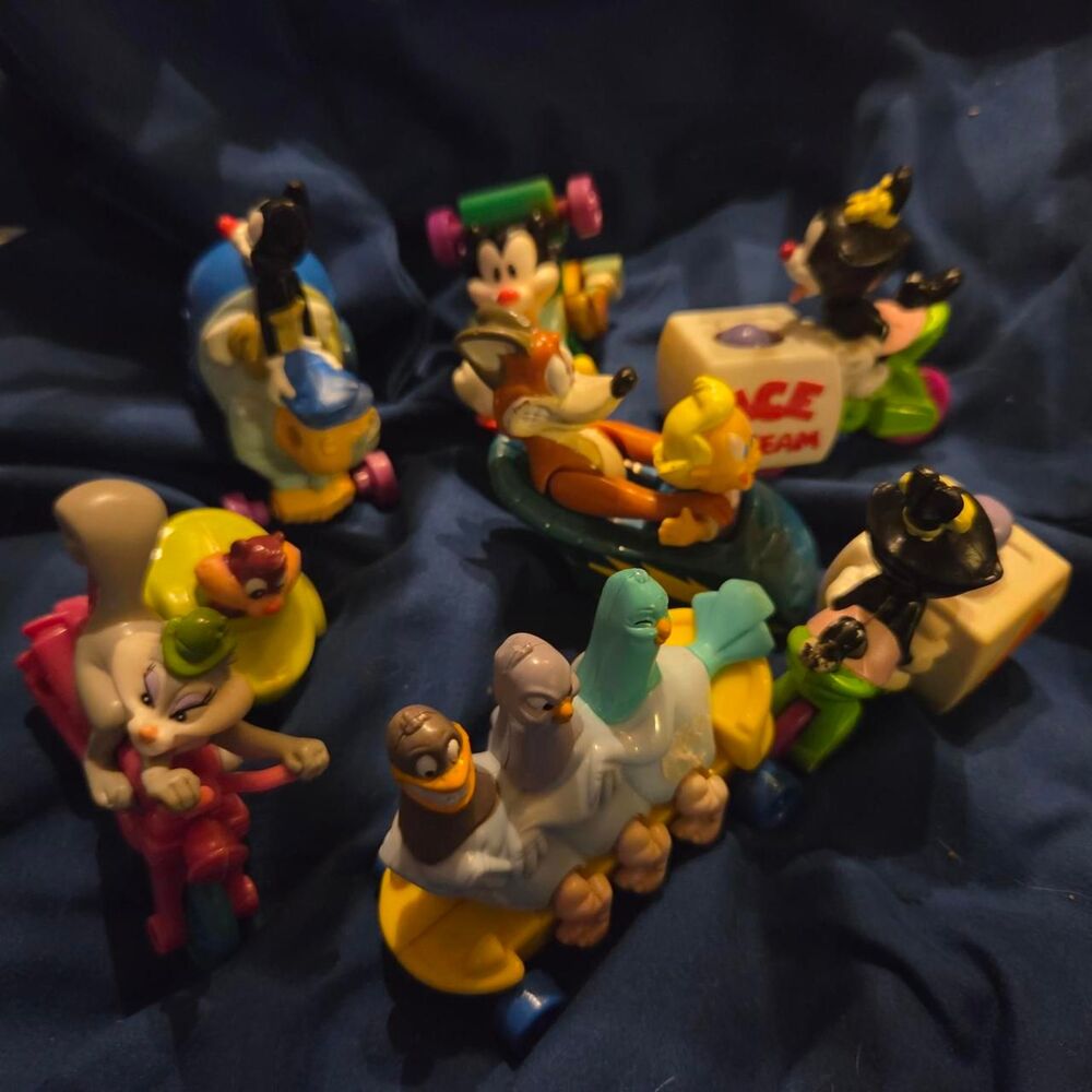 Vintage 1993 Animaniacs McDonald's Happy Meal Toy Lot kidcore collectible